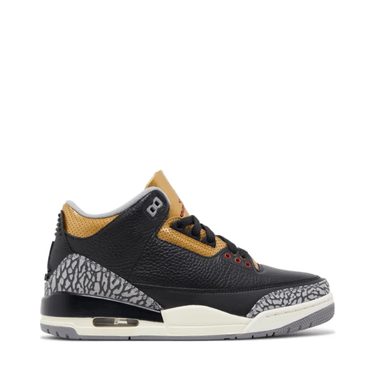 Air Jordan Retro 3 'Black Gold'