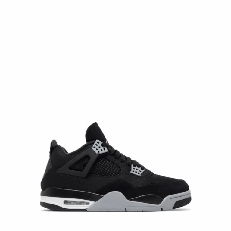 Air Jordan Retro 4 'Black Canvas'