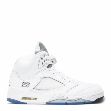 Air Jordan Retro 5 'Methalic White'